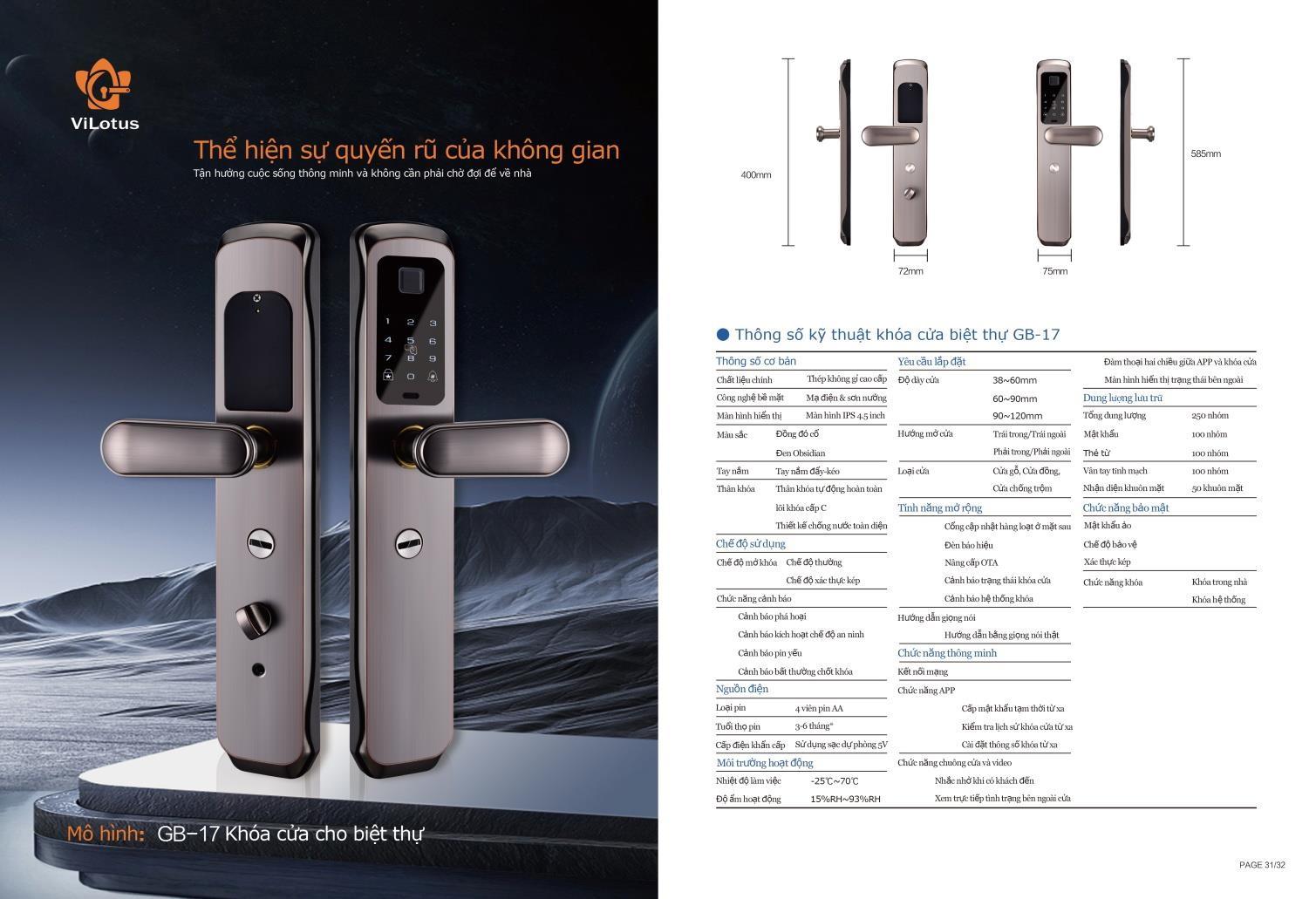 Khóa Thông Minh MH Era GB17