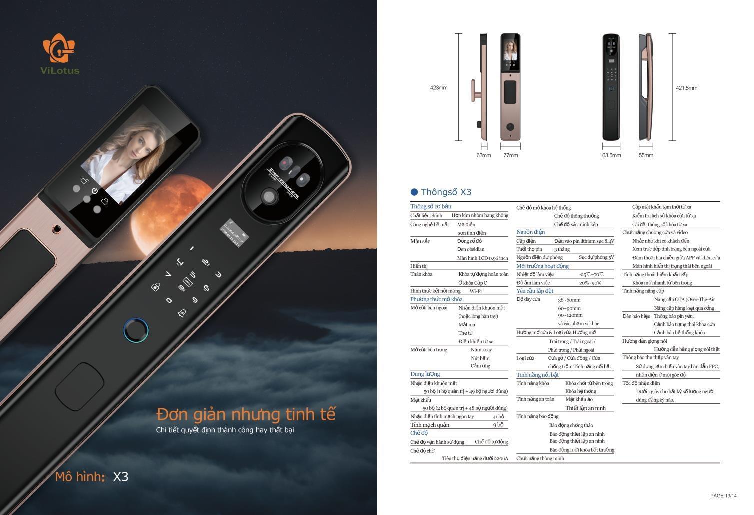 Khóa Thông Minh MH Era X3