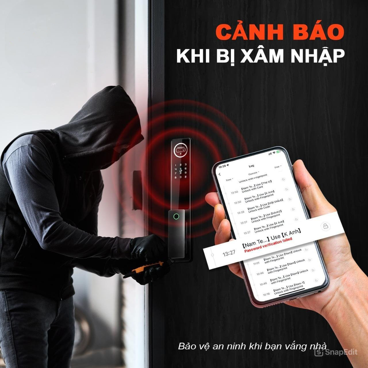 Khóa cửa vân tay Thanh Hóa – Giải pháp bảo mật thông minh