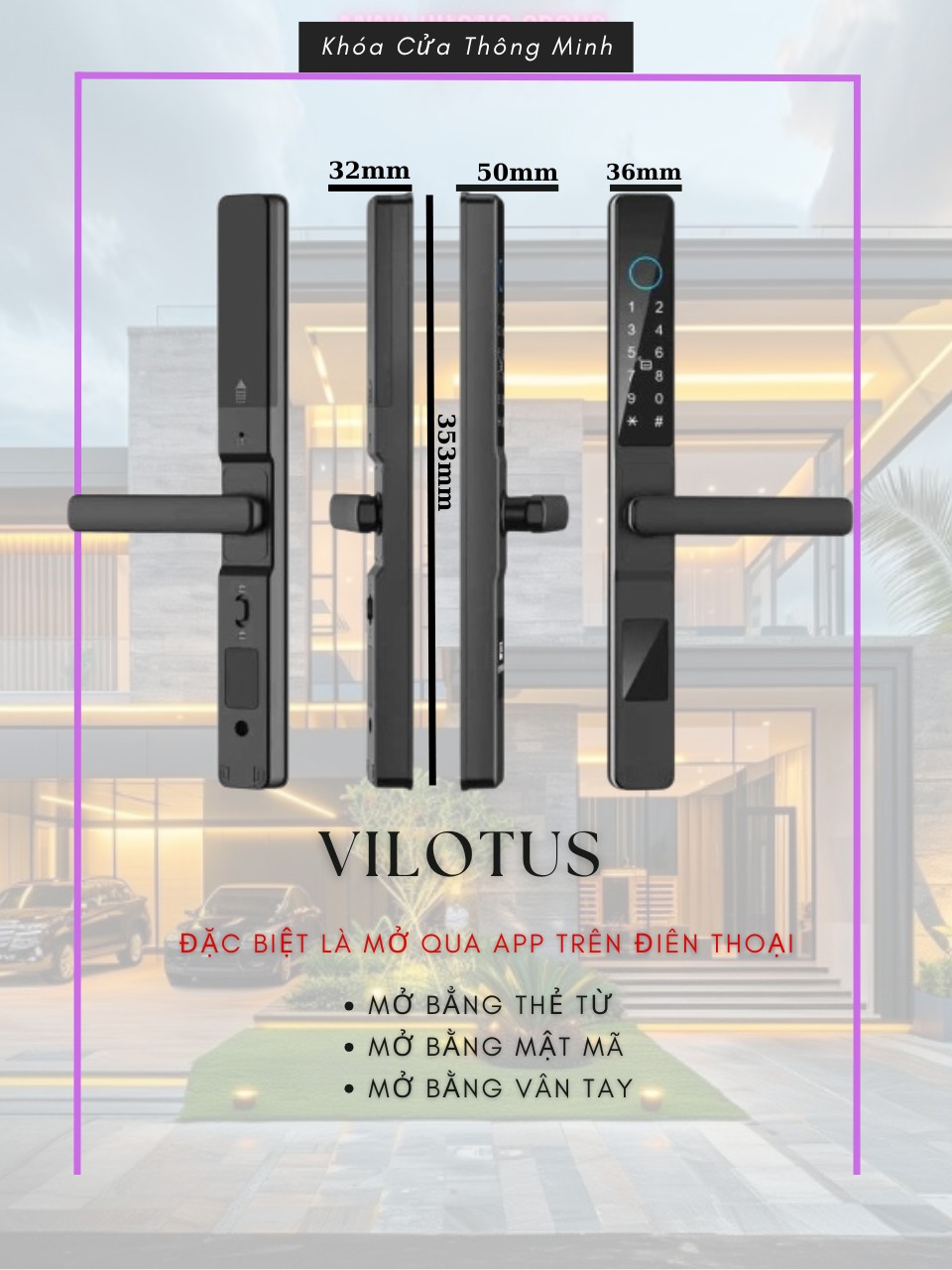 Khóa thông minh có chìa cơ Thanh Hóa