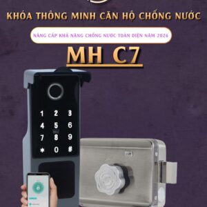 Khóa Thông Minh MH C7 – Giải pháp khóa thông minh cho cửa cổng ngoài trời bền bỉ, hiện đại