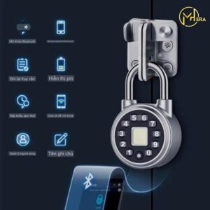 Khóa thông minh MH6 - Khóa cổng dạng móc khóa - An toàn - Tiện lợi - Không cần lắp đặt